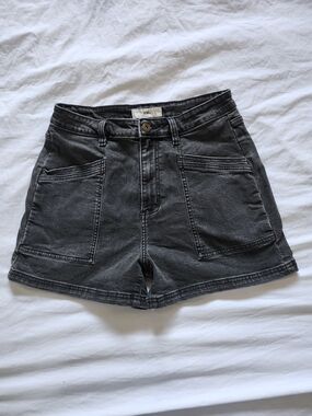 Vans Women's Black Denim Jean Shorts